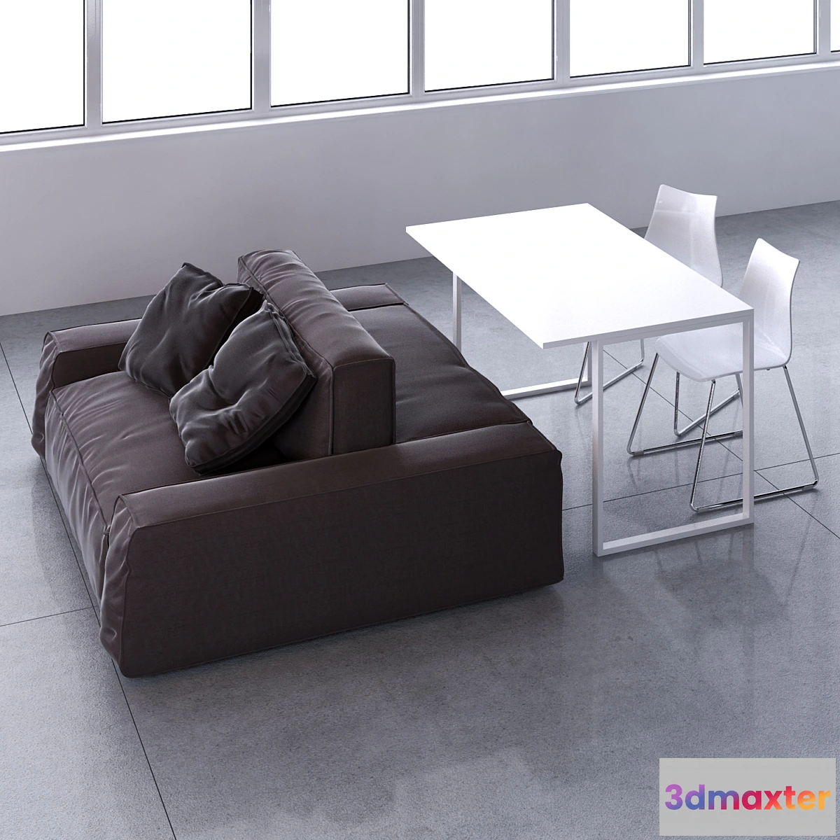 1281600 - LAYOUT ISOLAGIORNO Easy sofa and Slim XS table 3D Max