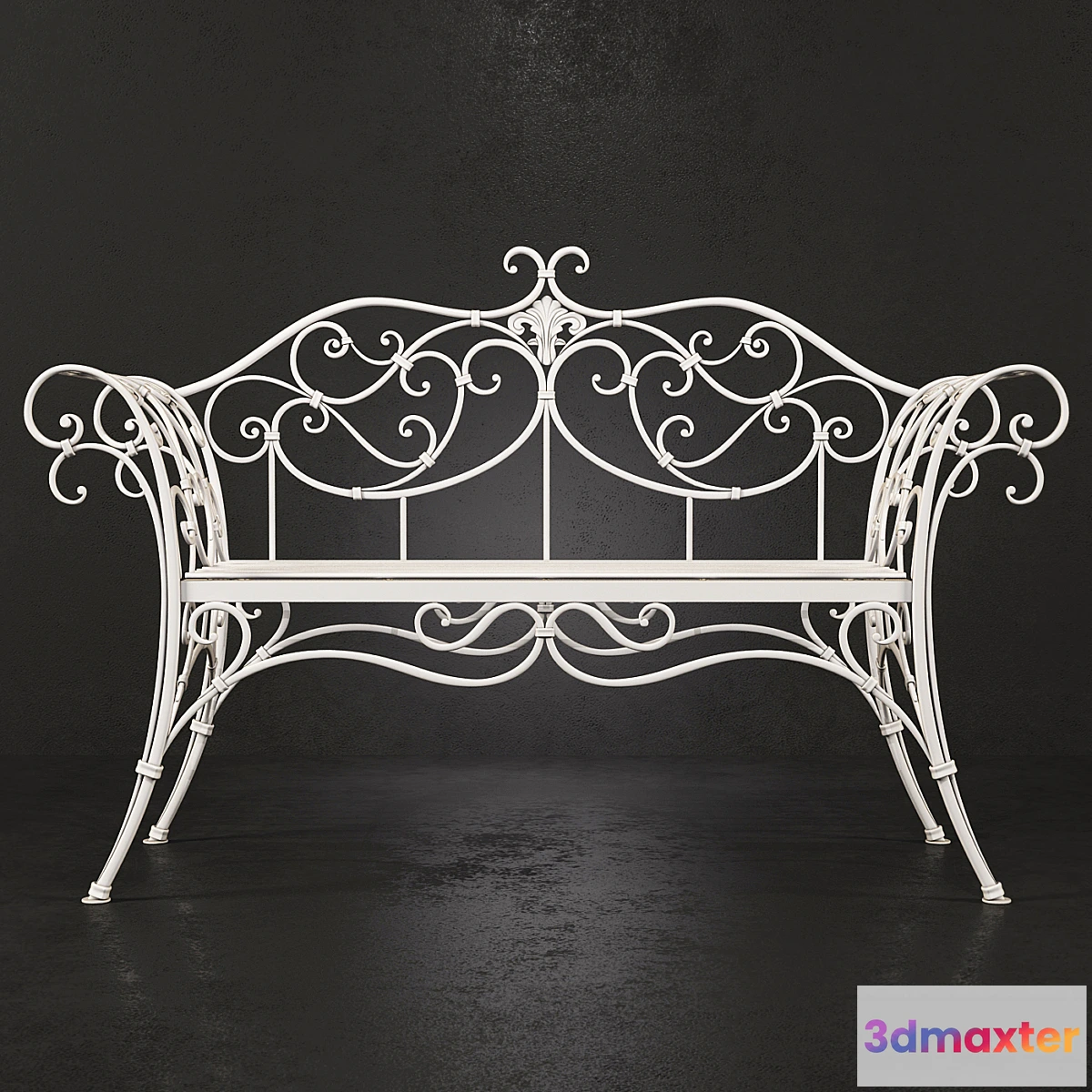 1284572 - Forged bench in classic style 3D Max