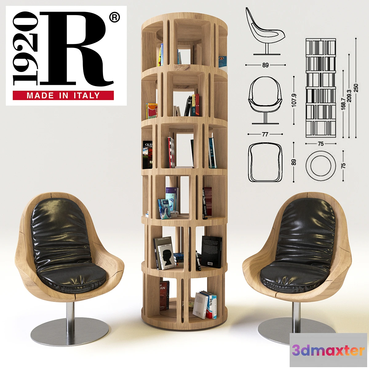 1288046 - Riva 1920 CREUS and TORRE LIGNEA 3D Max