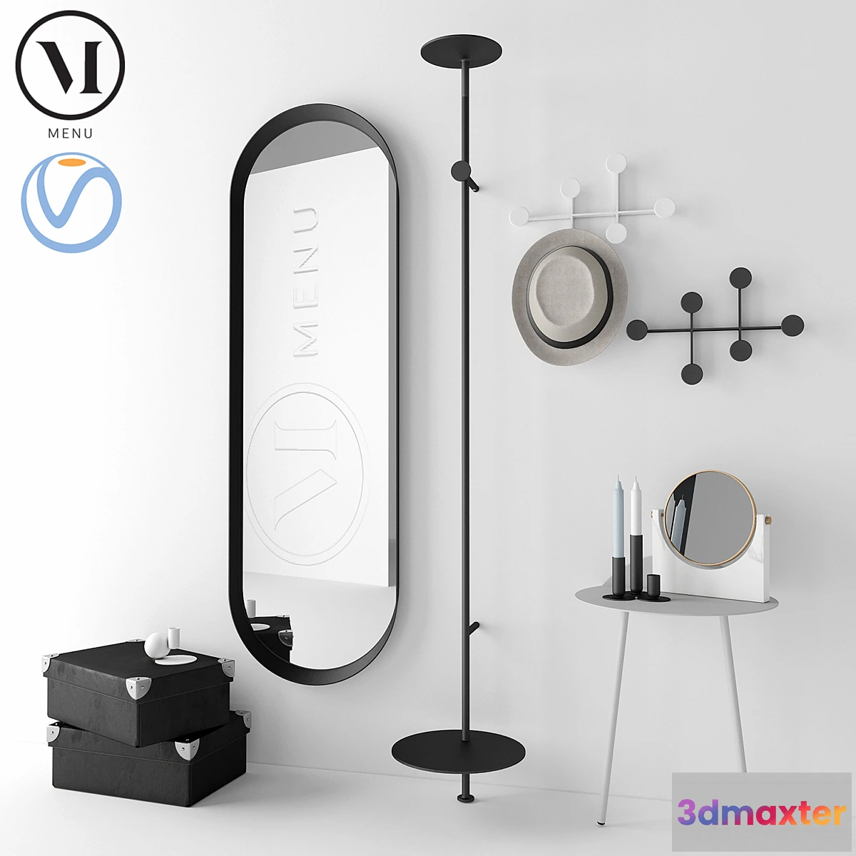 1288616 - Decor set_MENU 3D Max