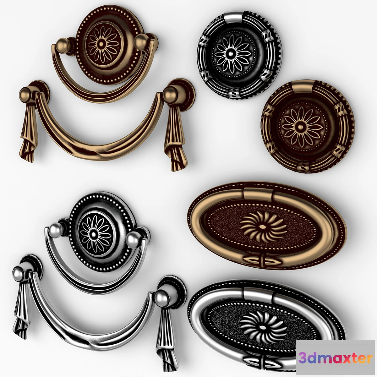 1290575 - Furniture handles. Besana 3D Max