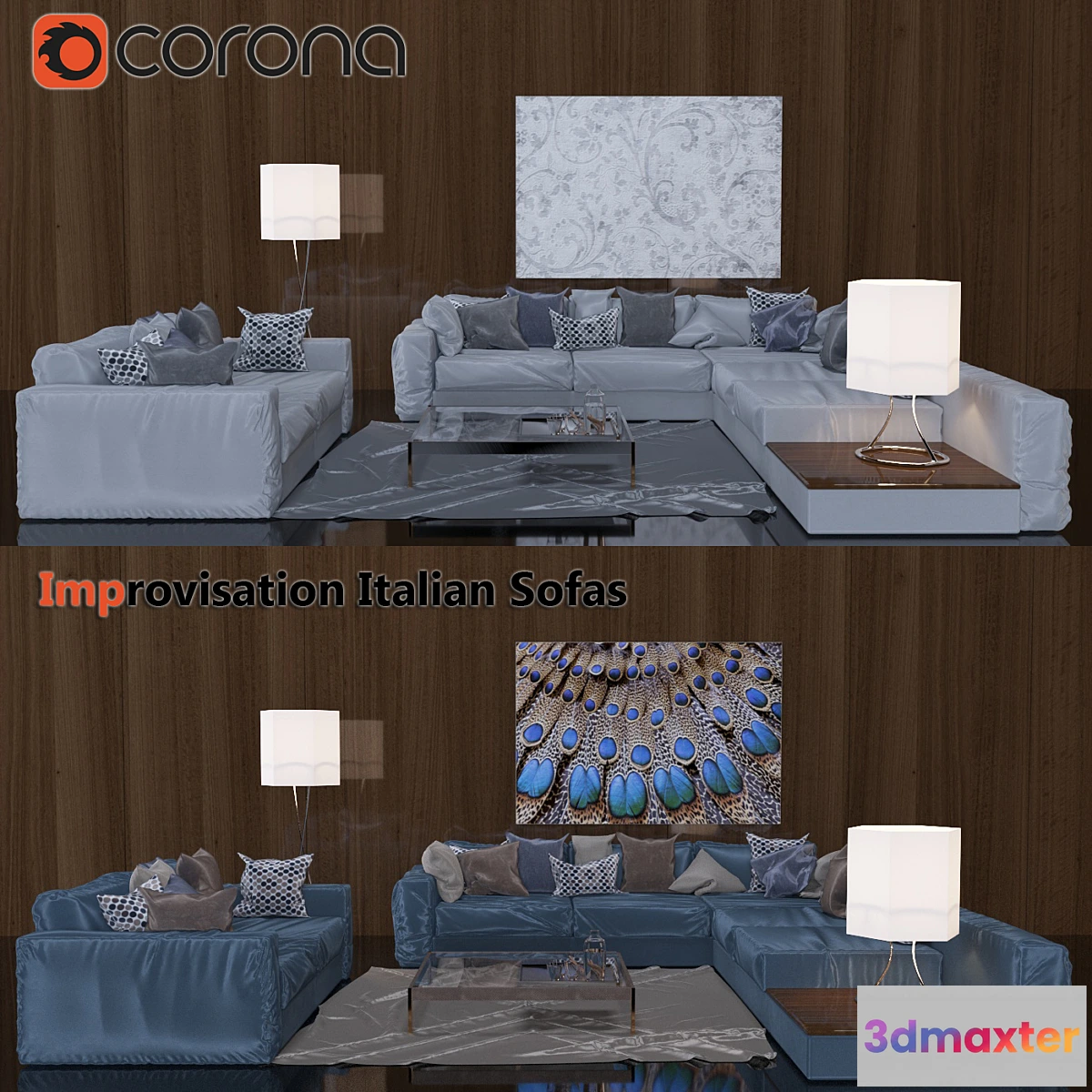 1292161 - Improvisation Italian Sofas 3D Max