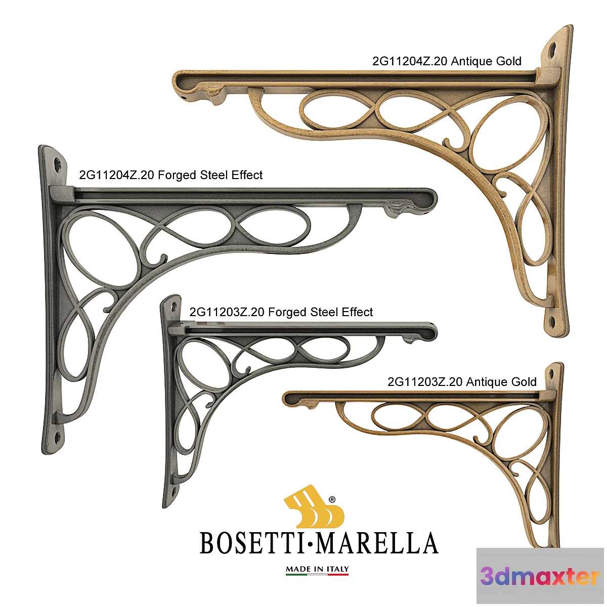 1305961 - Shelf holders Bosetti Marella. Part 1 3D Max