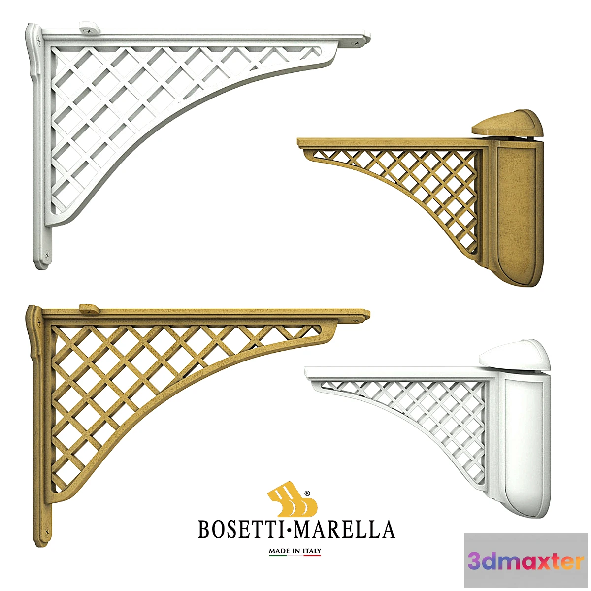 1314030 - Shelf holders Bosetti Marella. Part 4 3D Max