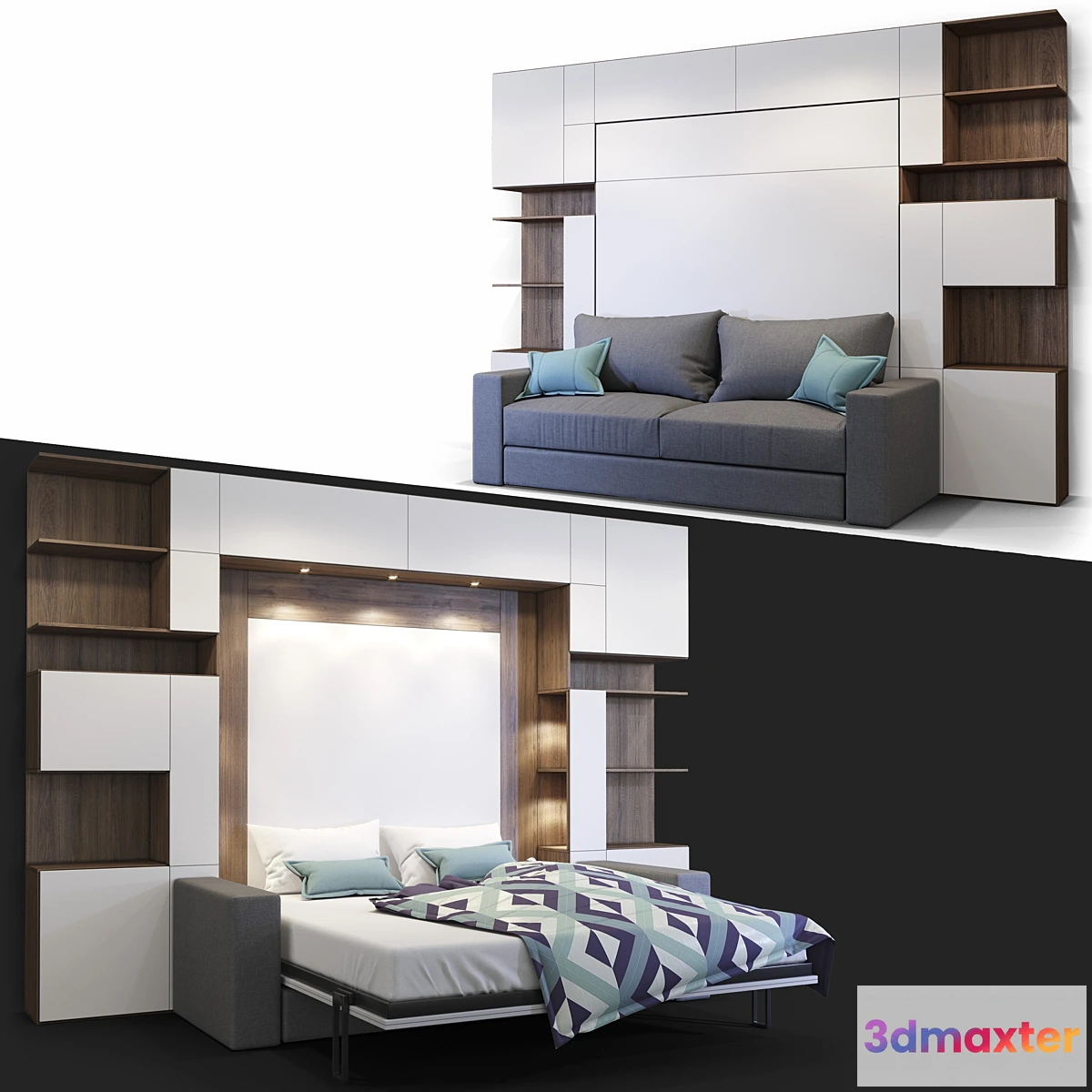 1316080 - Furniture transformer Olissys DarkSide 3D Max