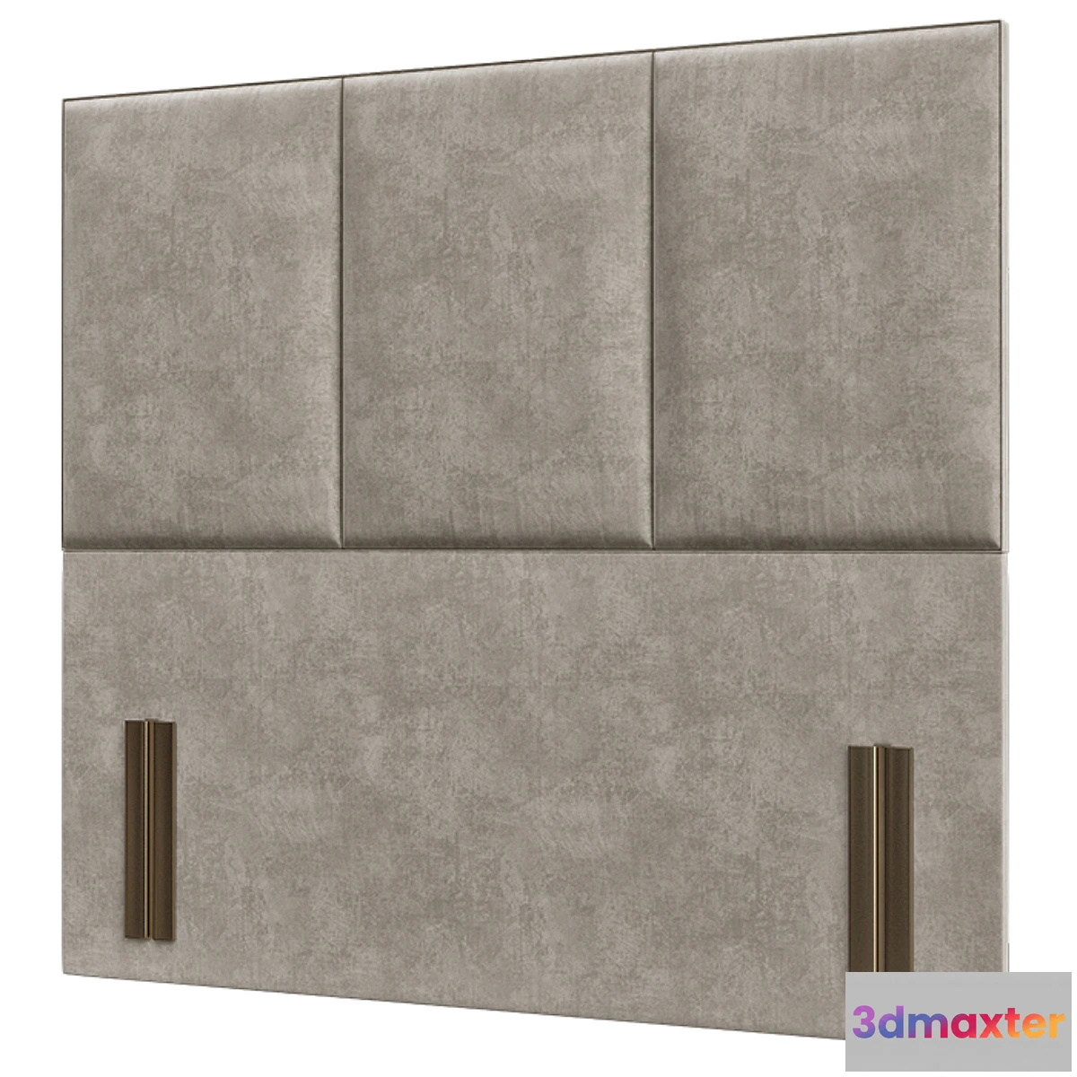 1316743 - 3-Panel Upholstered Headboard 3D Max