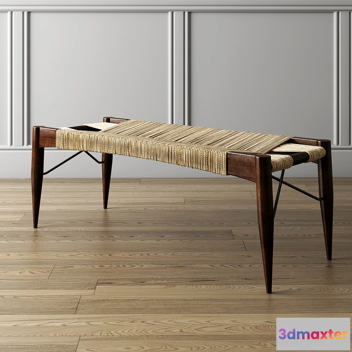 1317673 - CB2 wrap bench 3D Max