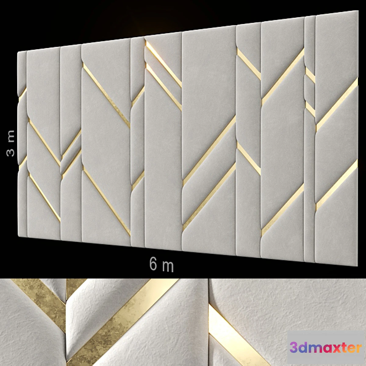 1319425 - Headboard 001. 3D Max