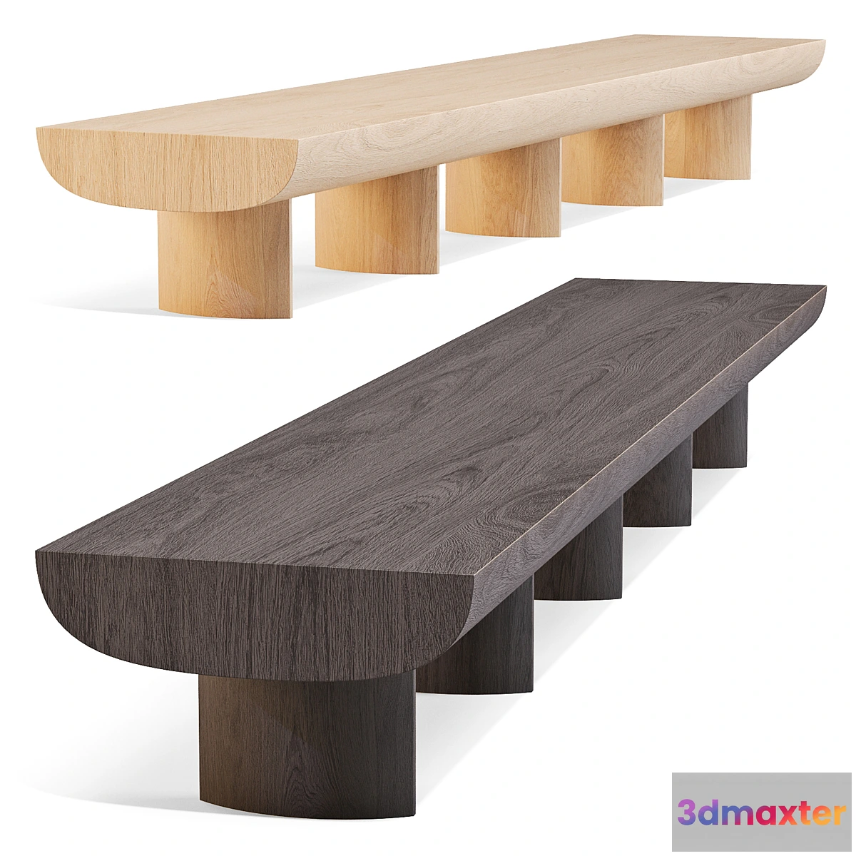 1319756 - Bonaldo Sculptural - TV Stand - Bench - No.2 3D Max