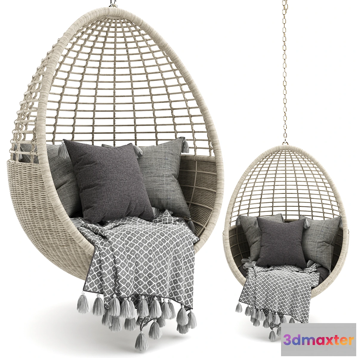 1321640 - POD HANGING OUTDOO CHAIR 3D Max