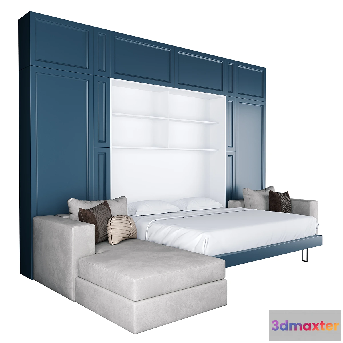1322062 - Olissys convertible wardrobe 3D Max