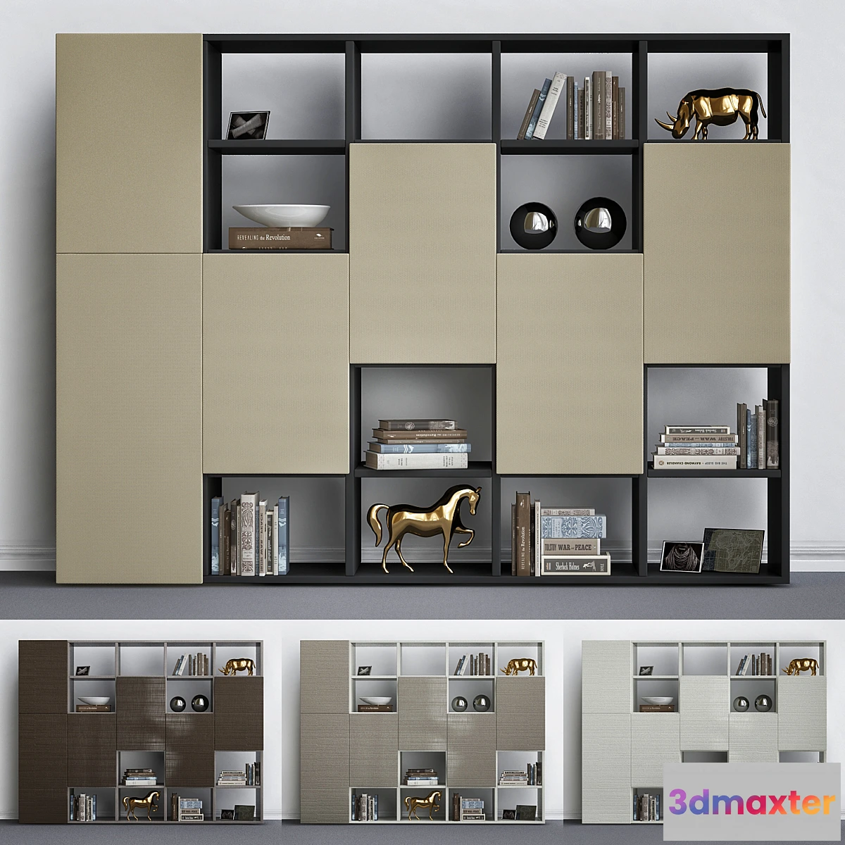 1329360 - Wardrobe with decorative set_5 3D Max