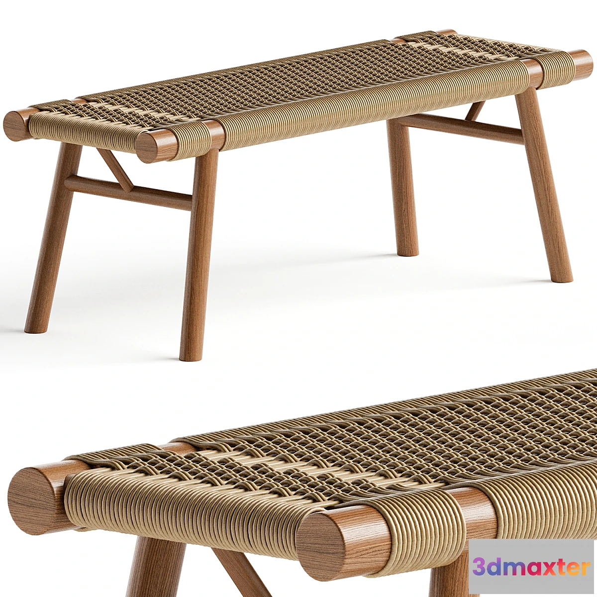 1329775 - Maruta Bench by Big Sand Woodworking - No.2 3D Max