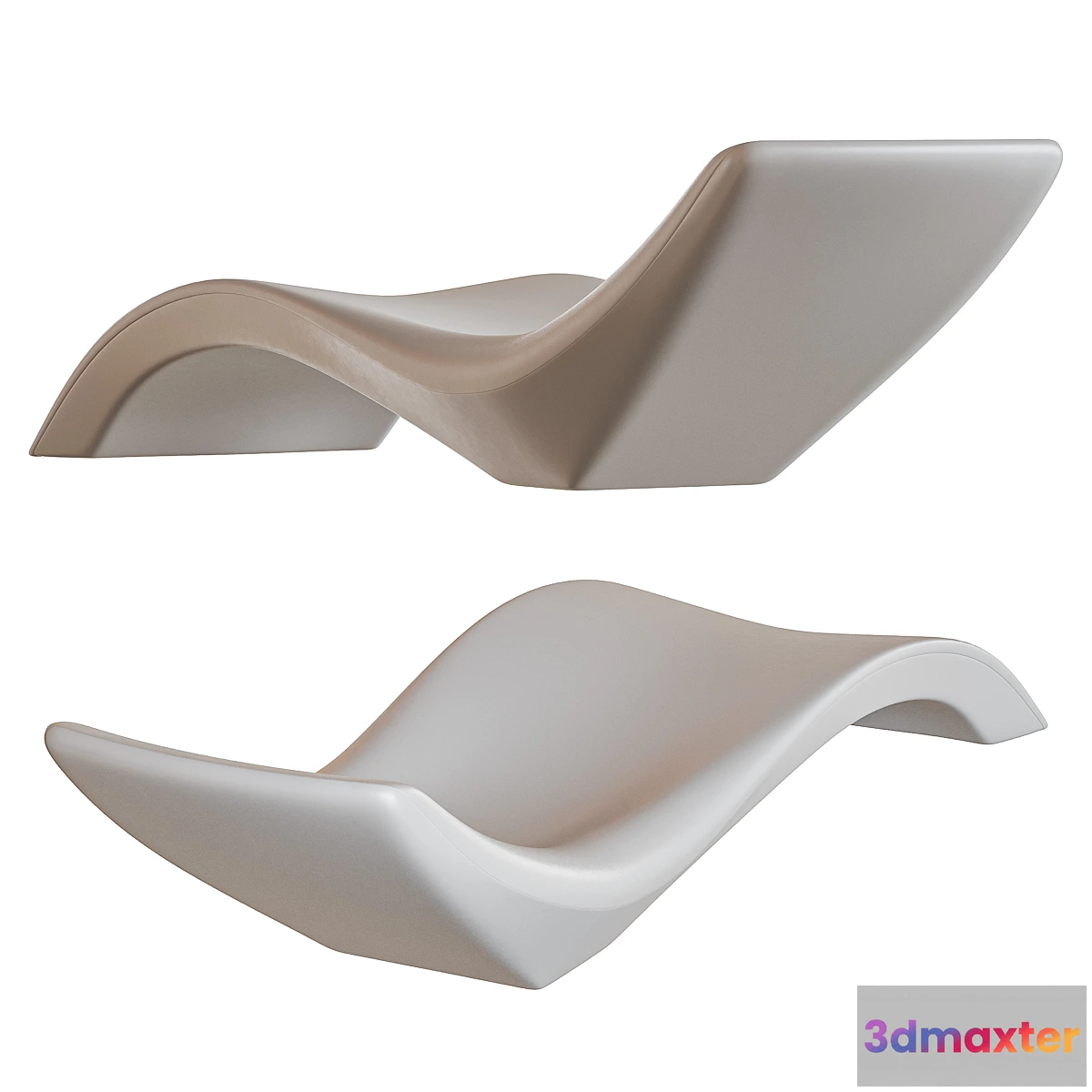 1332194 - MYYOUR sun bed chaise longue CLOE - No.2 3D Max