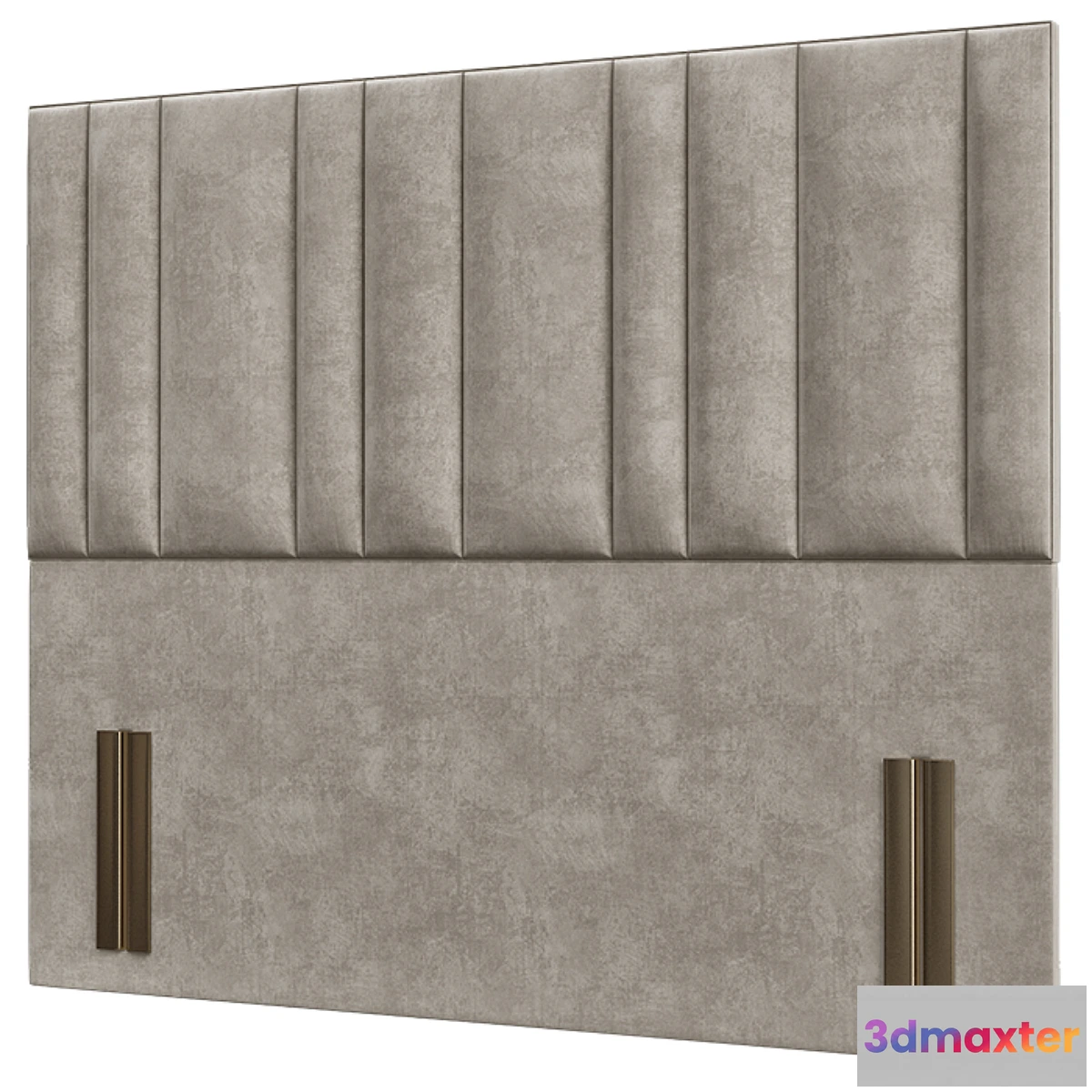 1344862 - Multi-tubes Upholstered Headboard 3D Max