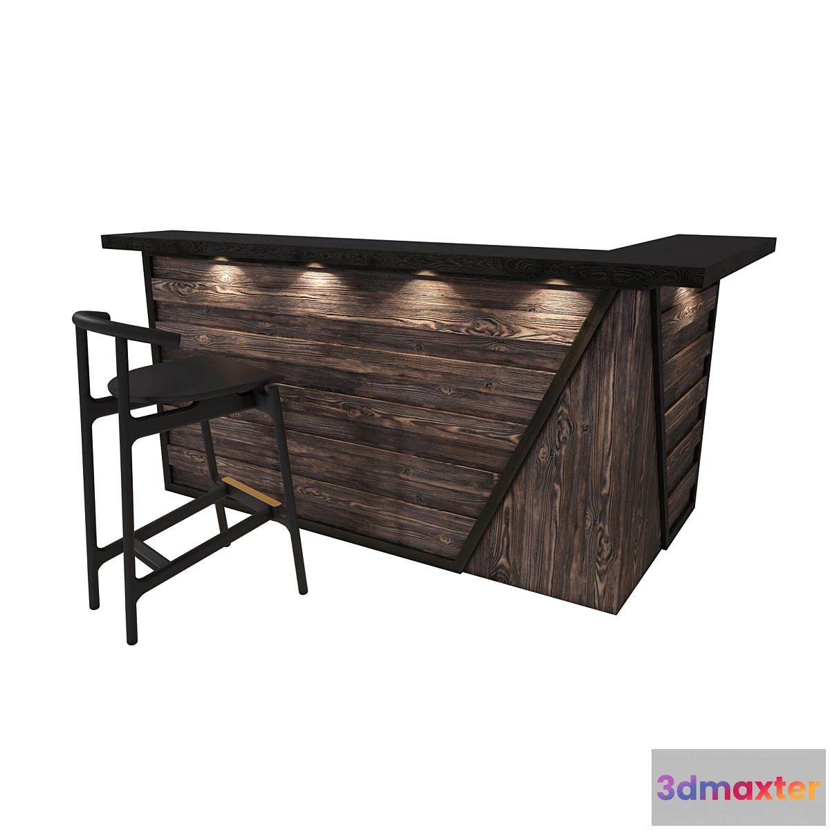 1345709 - Bar counter bar stool 3D Max