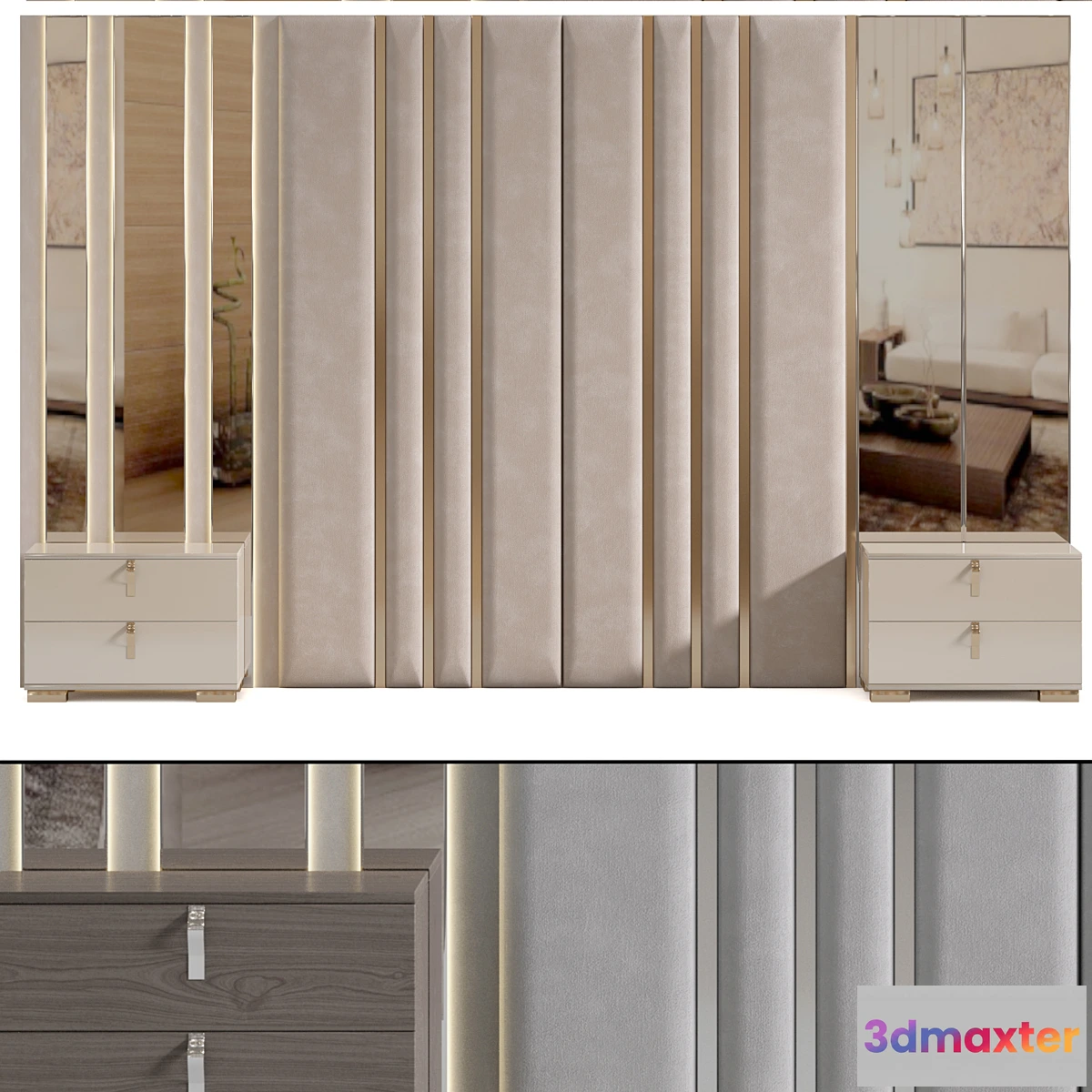 1349731 - Headboard 13 3D Max