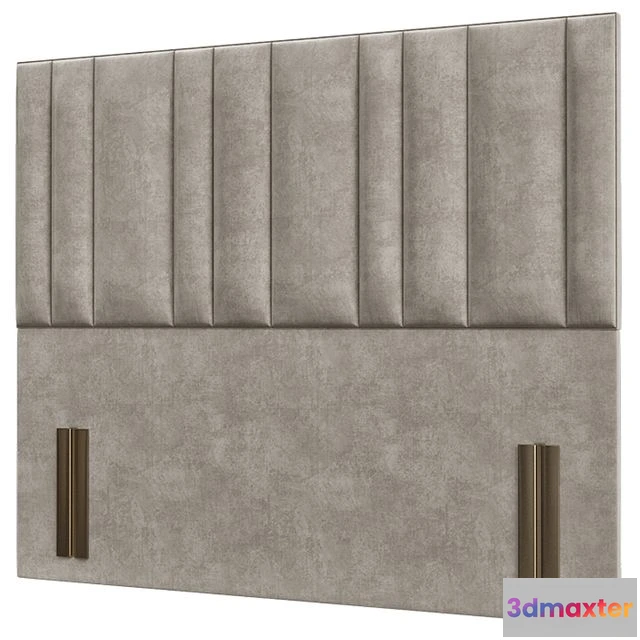 1543073 - Multi-tubes Upholstered Headboard 3D Max