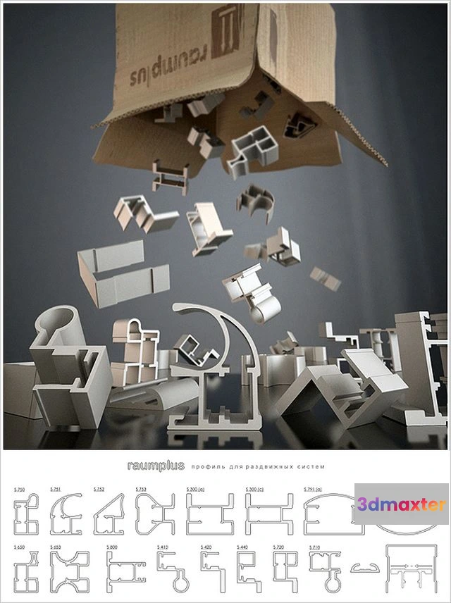 1543221 - Raumplus profiles 3D Max