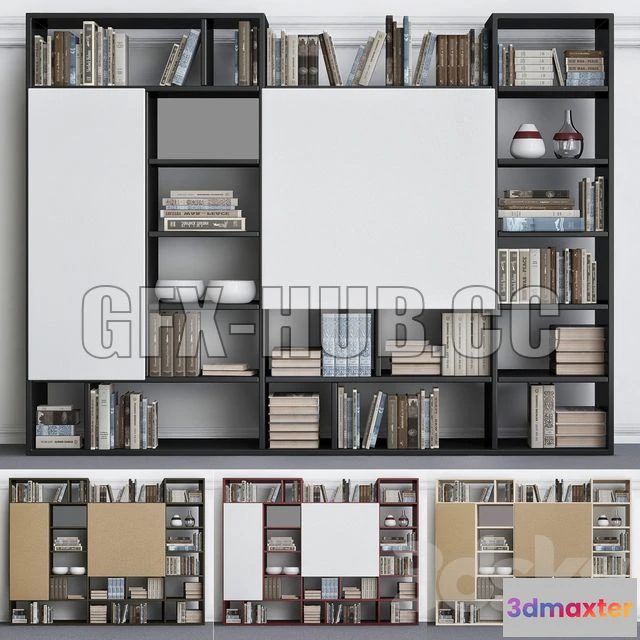 1547935 - Wardrobe with decorative set 3D Max