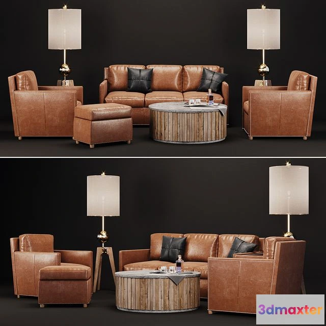 1553637 - Uttermost Roosevelt Set 3D Max