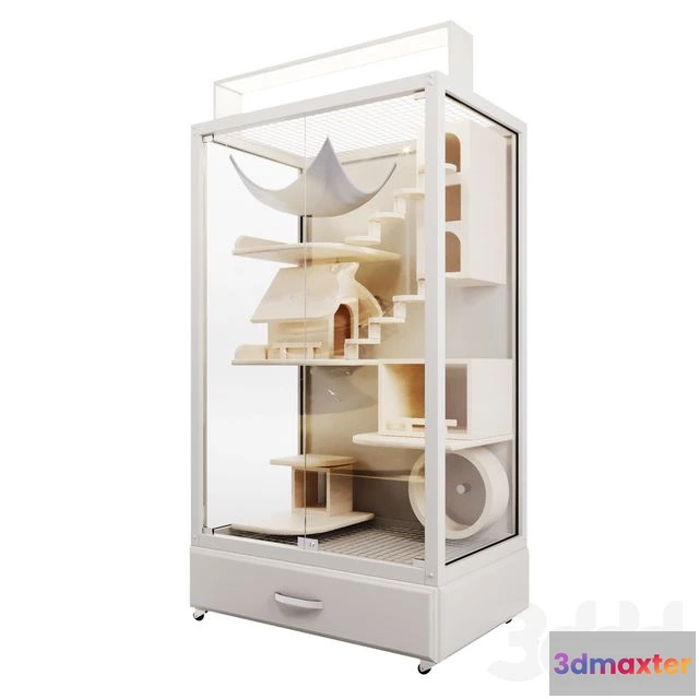 1566306 - Chinchilla display case 3D Max