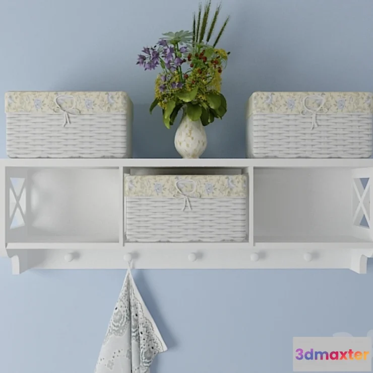 580456 - Shelf with korzinkami.