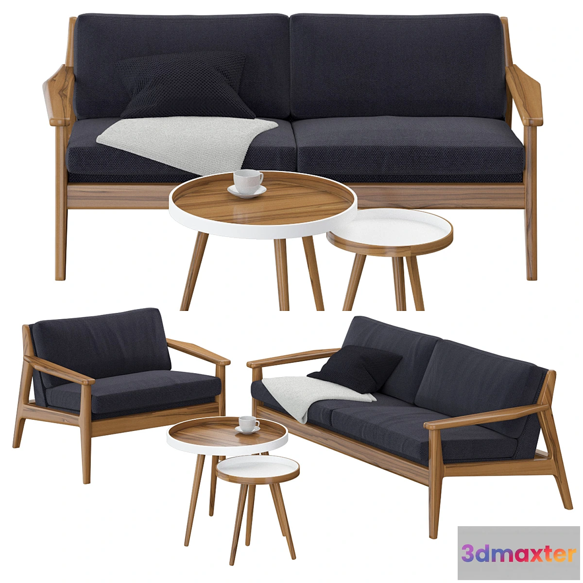 589320 - Scandinavian sofa and chair