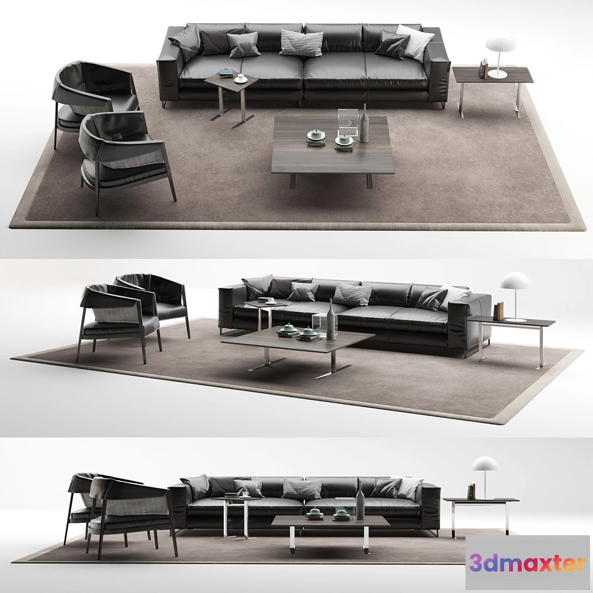 606119 - Set Vittoria Frigerio Sofa Davis Out