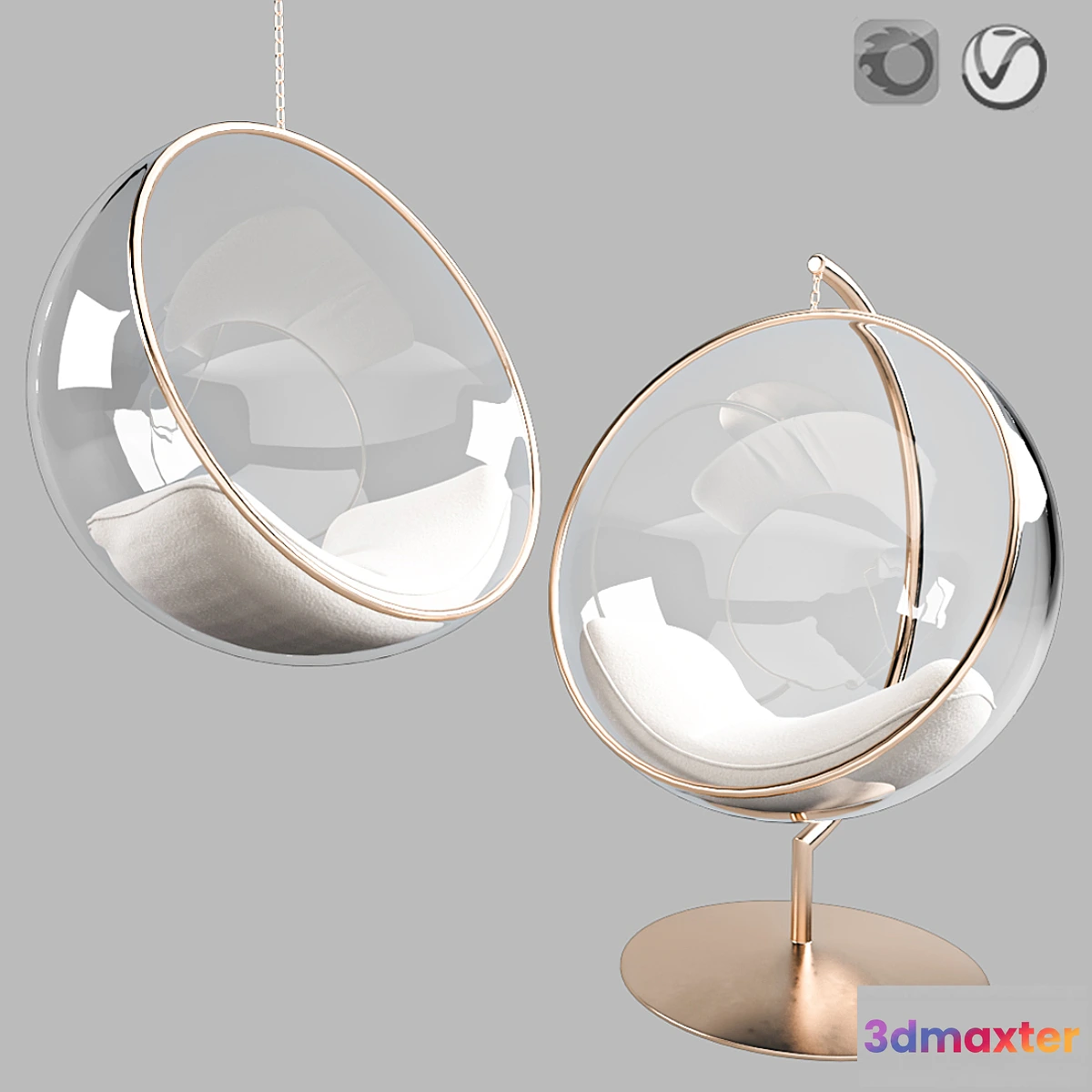 607027 - Luxury Wicker Hanging Chair by Island Gale