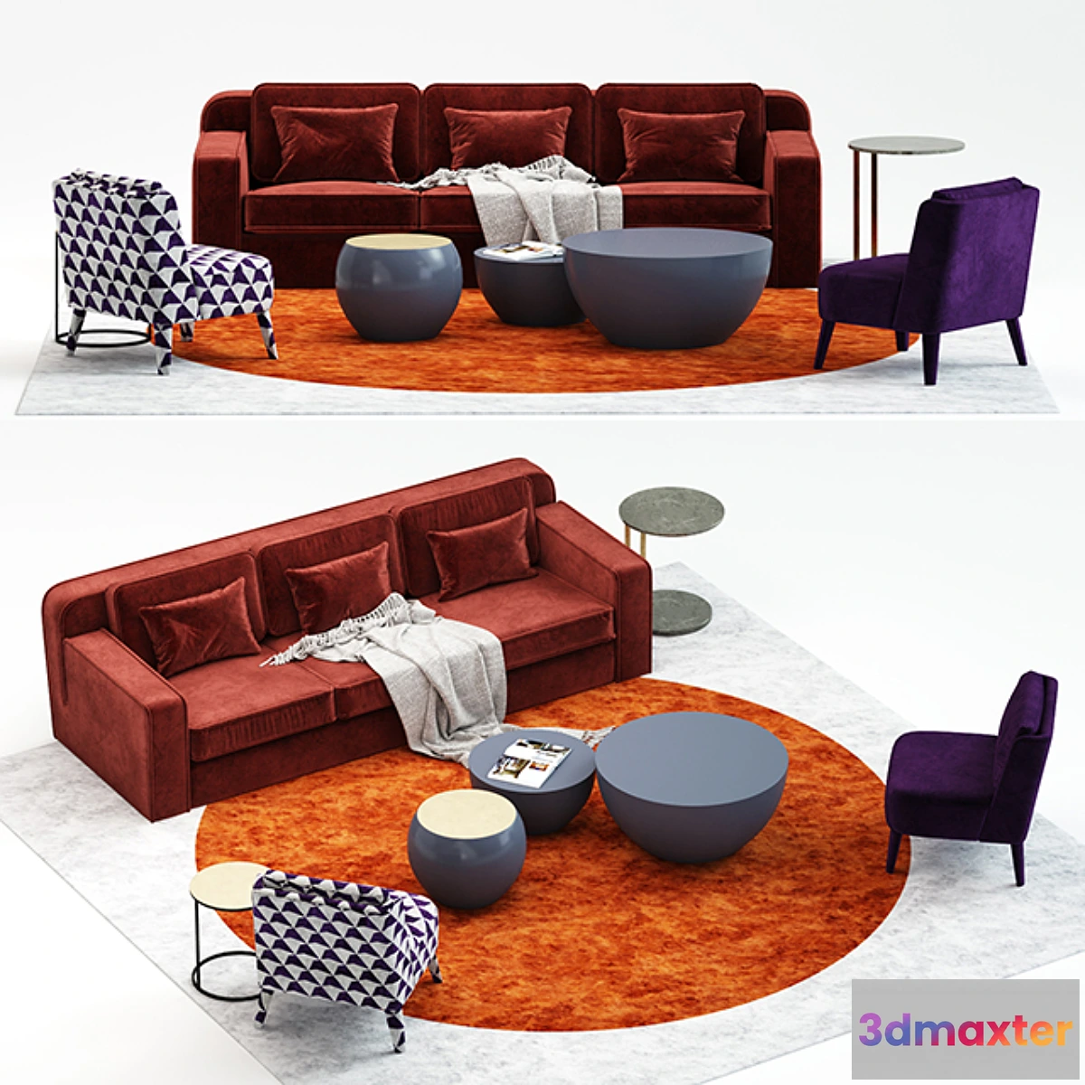 621313 - Meridiani hector sofas set