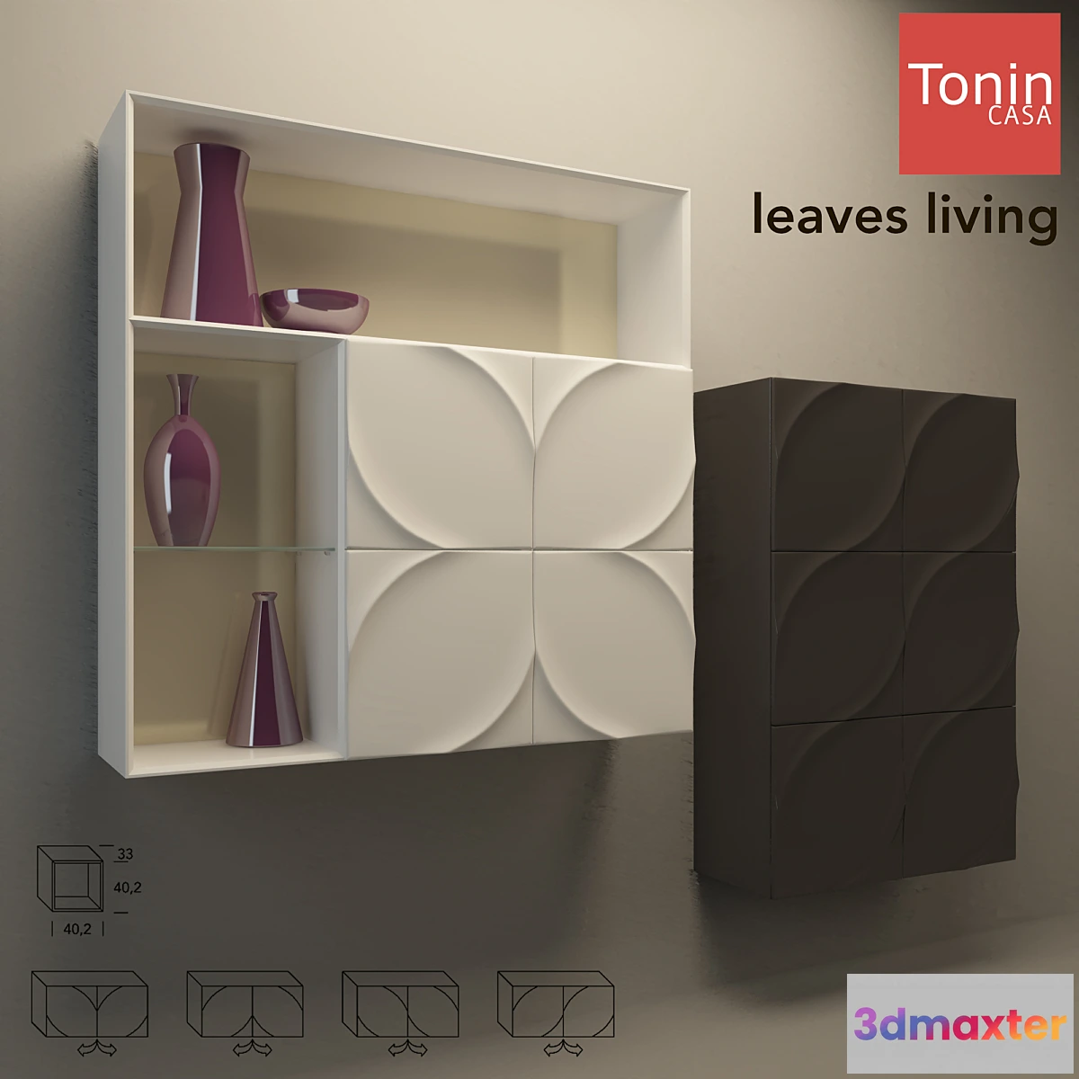 637479 - Mounted modular cabinets Leaves Living