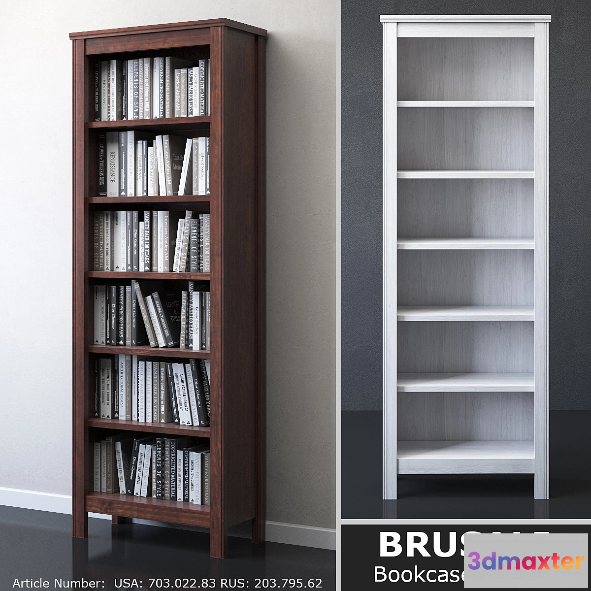 655725 - IKEA BRUSALI Bookcase