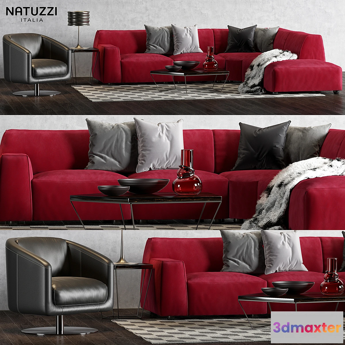 662299 - Natuzzi Forma sofa set_01 - No.2