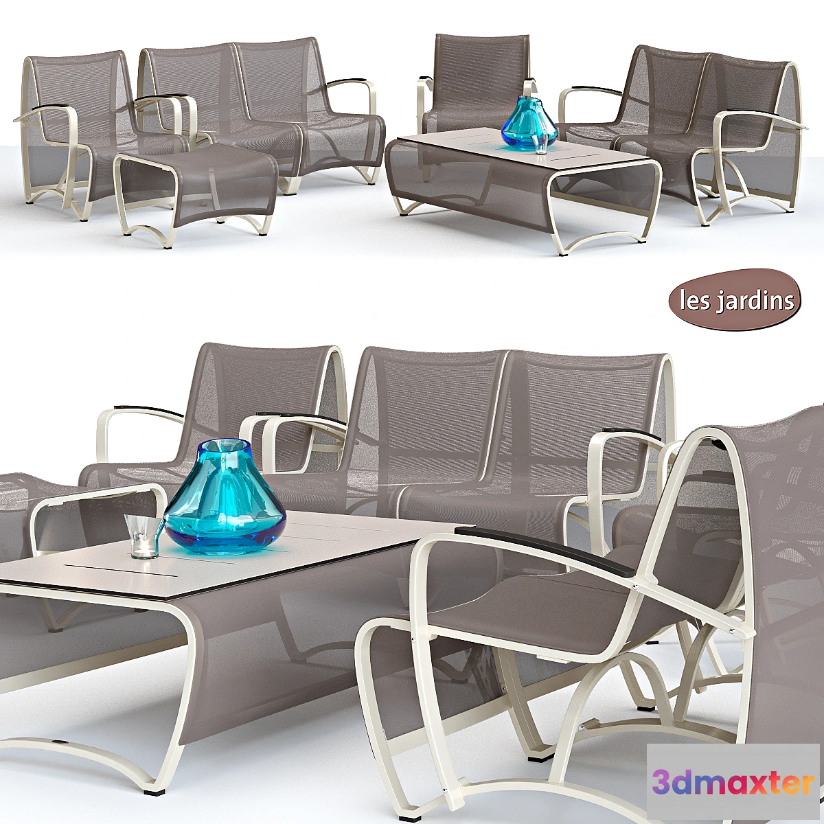 666747 - Les Jardins SIÈGE Set