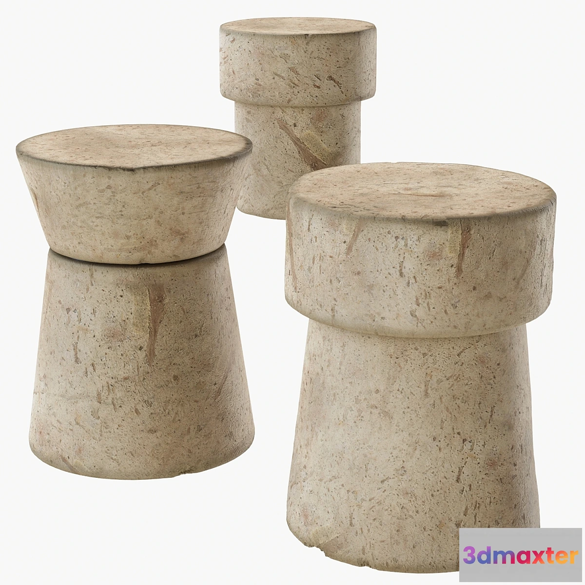 689312 - stahlandband PINNON STONE STOOL - No.2