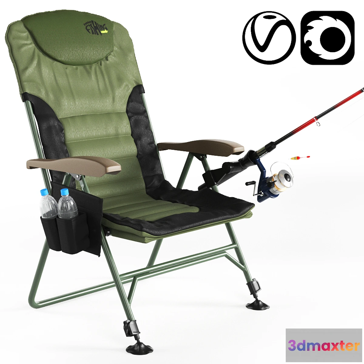 689328 - Norfin HUMBER Armchair folding carp