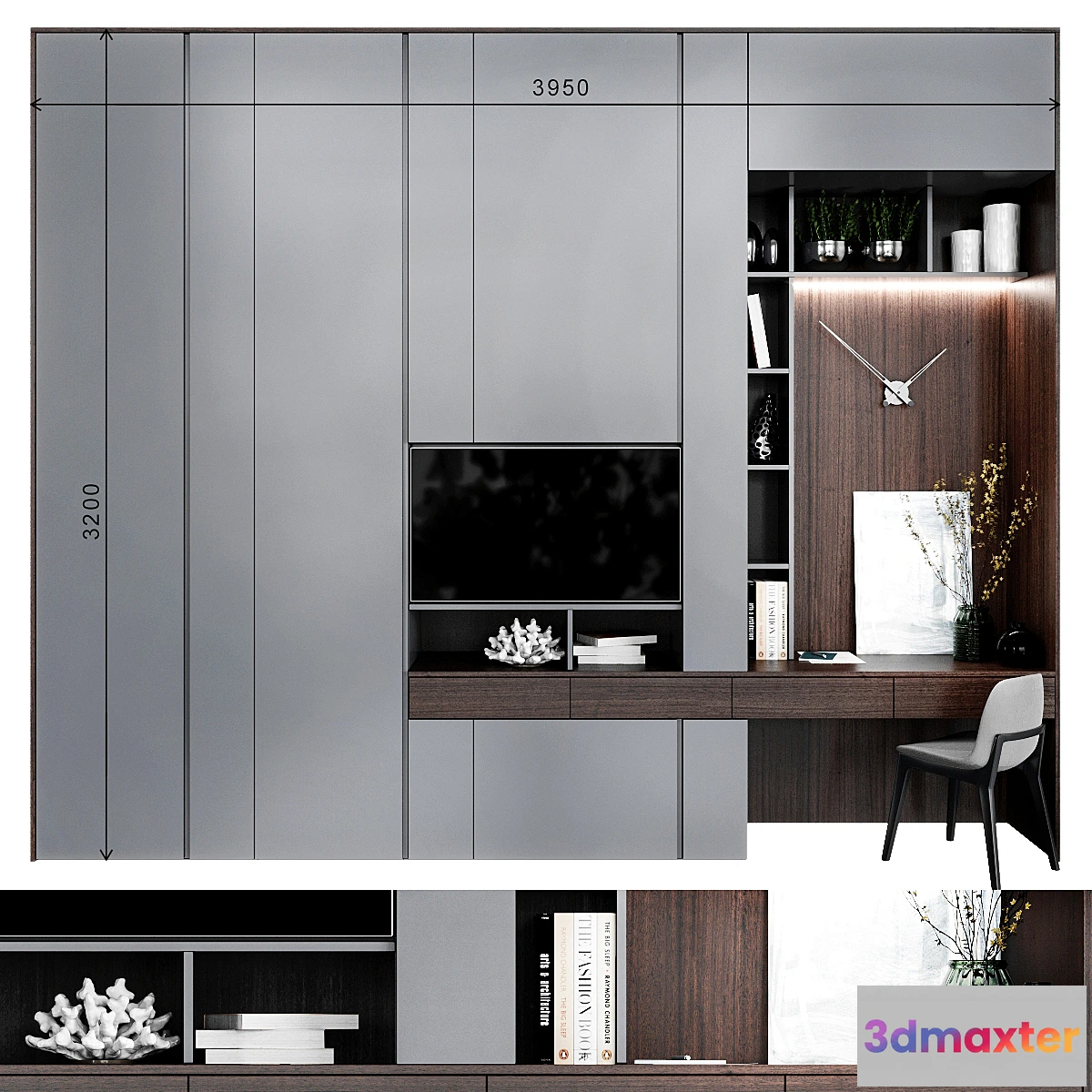 738469 - Furniture composition for bedroom Set-1 - No.2