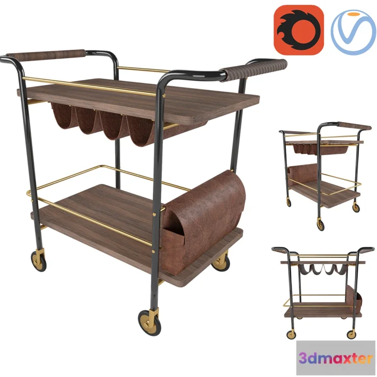 738475 - Valet bar cart - No.2