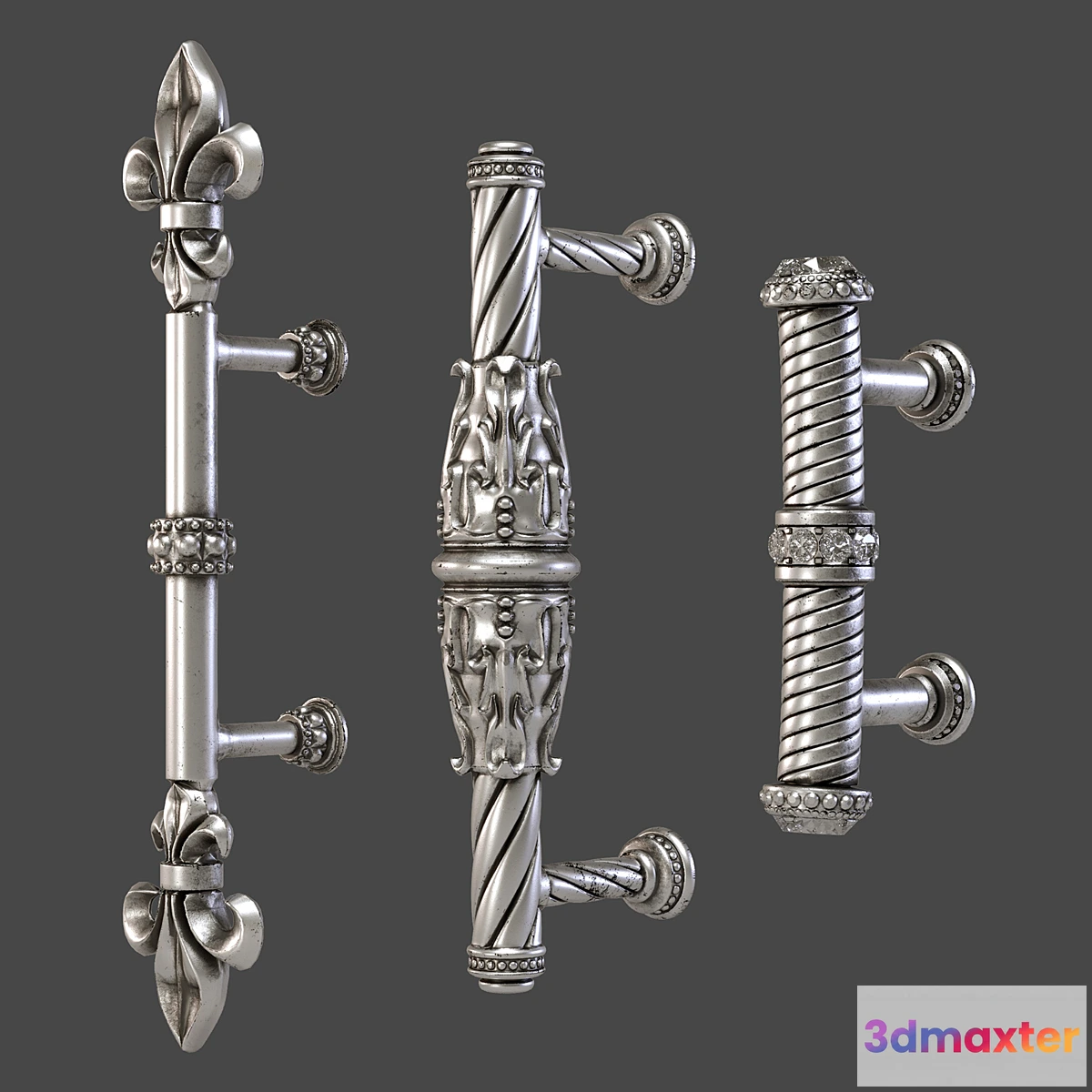 761647 - KITCHEN CUPBOARD CABINET DOOR HANDLES set11 - No.3