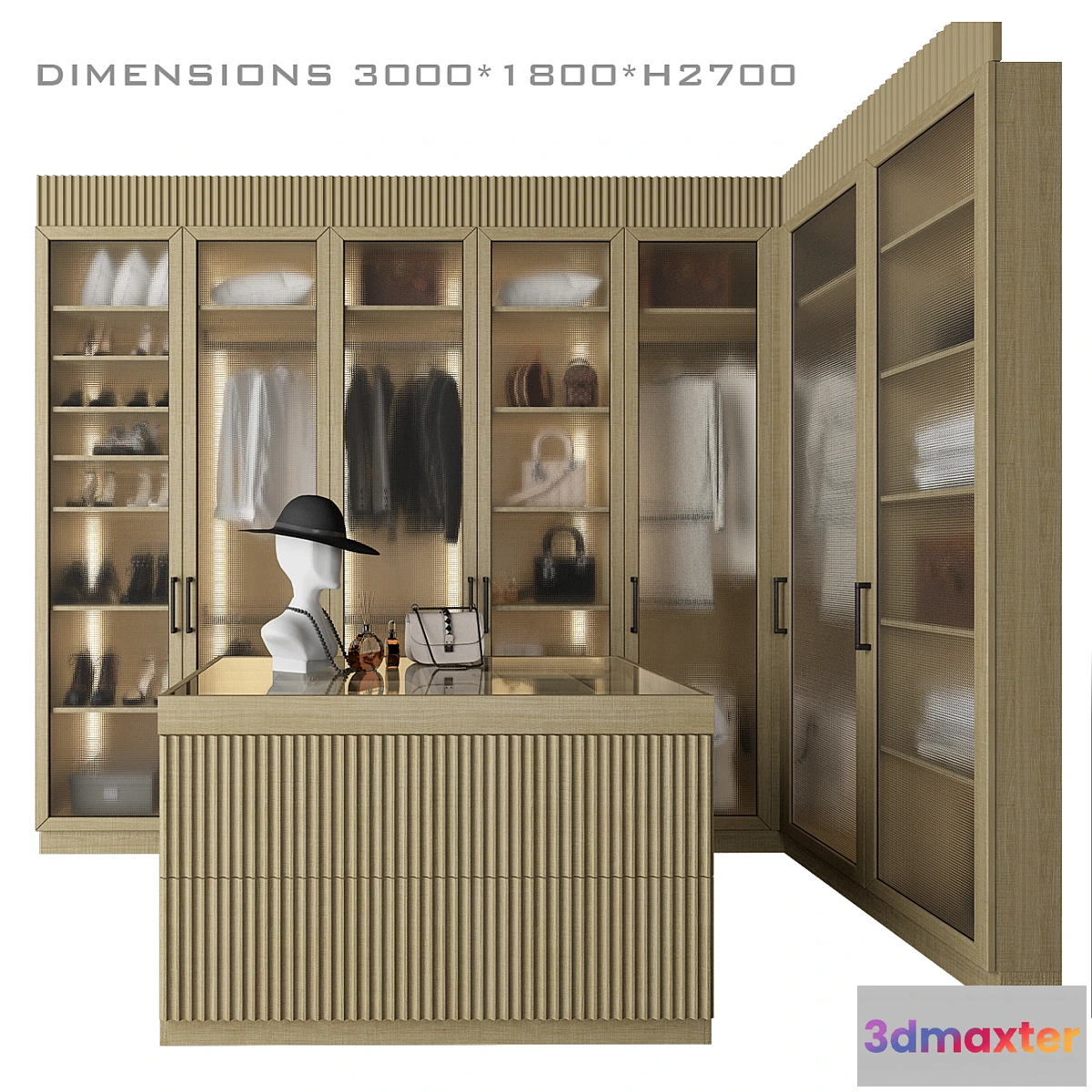 782498 - Corner dressing room with an island_3 - No.2