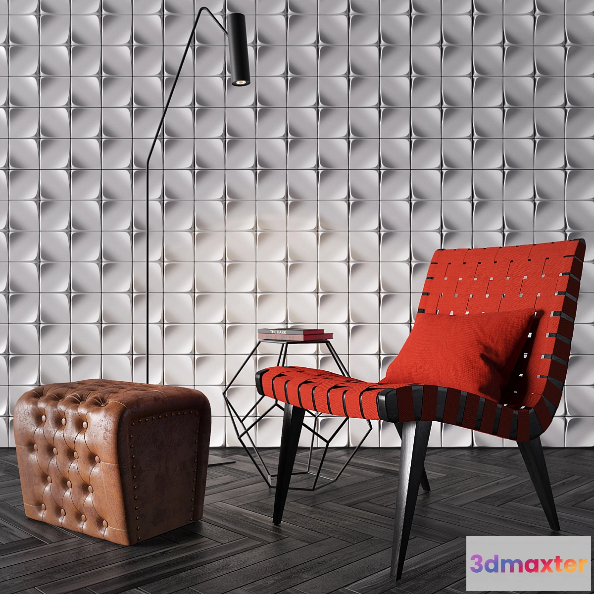 817866 - Risom chair set - No.3