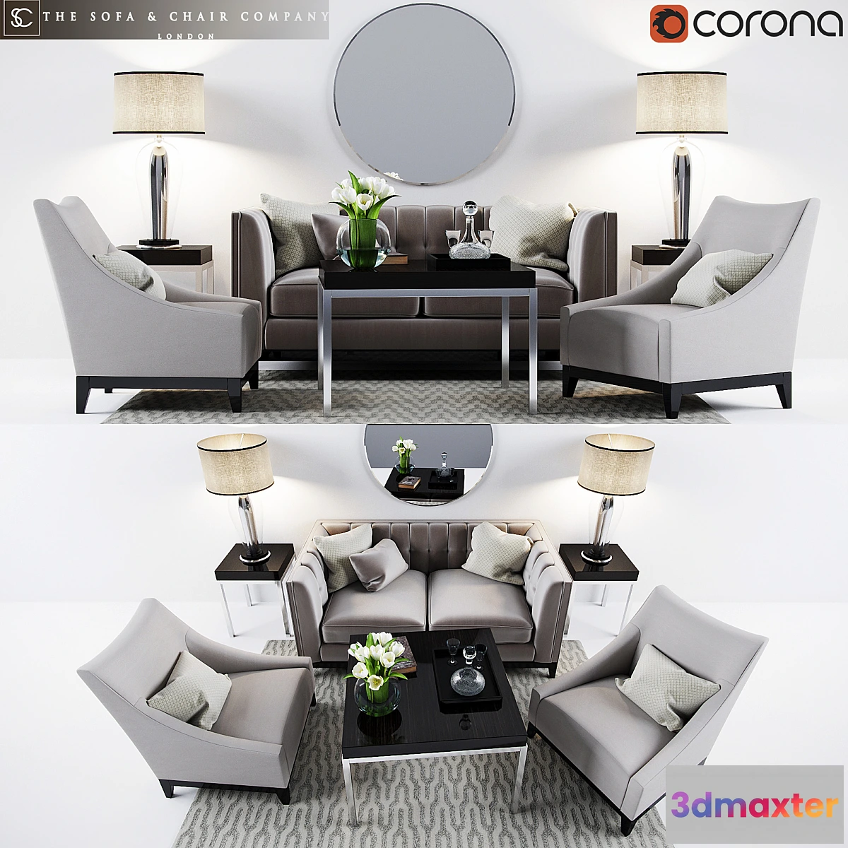 818262 - The Sofa & Chair Company Set - No.8
