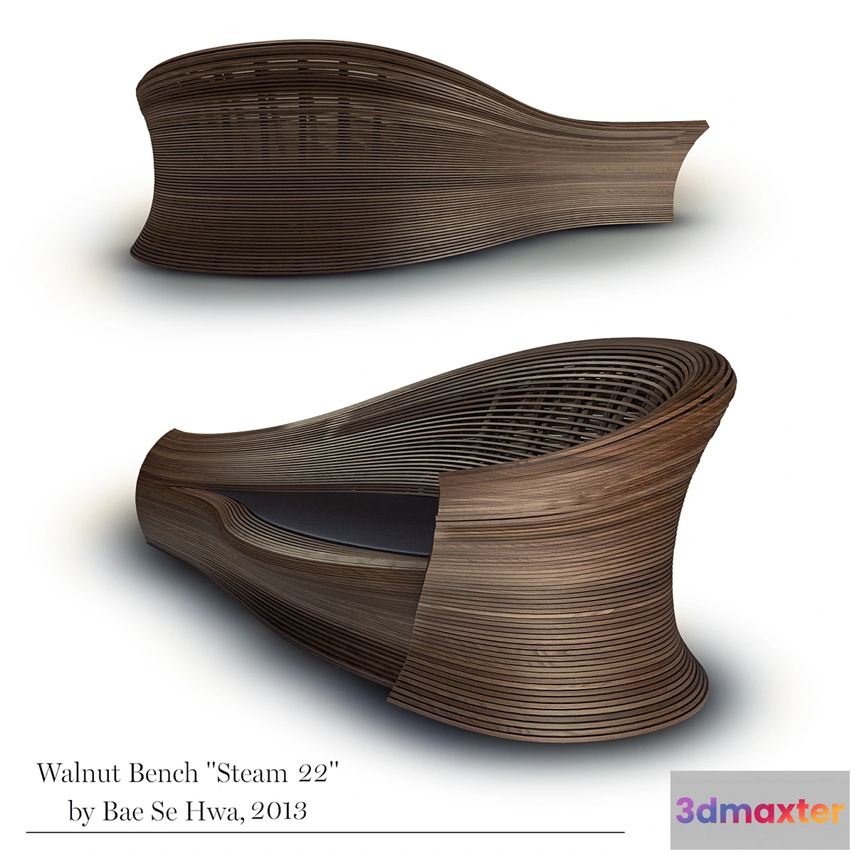 896546 - Walnut Bench “Steam 22” by Bae Se Hwa - No.4