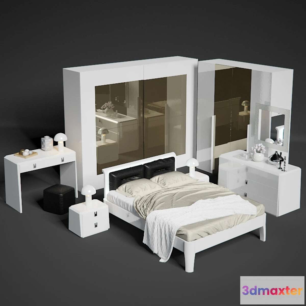 901016 - Serenissima bedroom Prisma nero - No.2