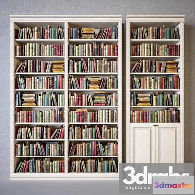 956172 - Cabinets with classical books 2