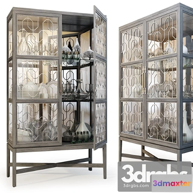956232 - display cabinet ensemble display cabinet by carson