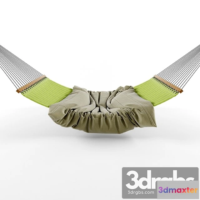 956318 - Hammock with wood railings 2
