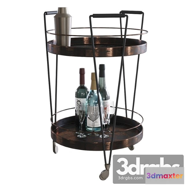 956416 - Mobile bar table crossroads with filling 2