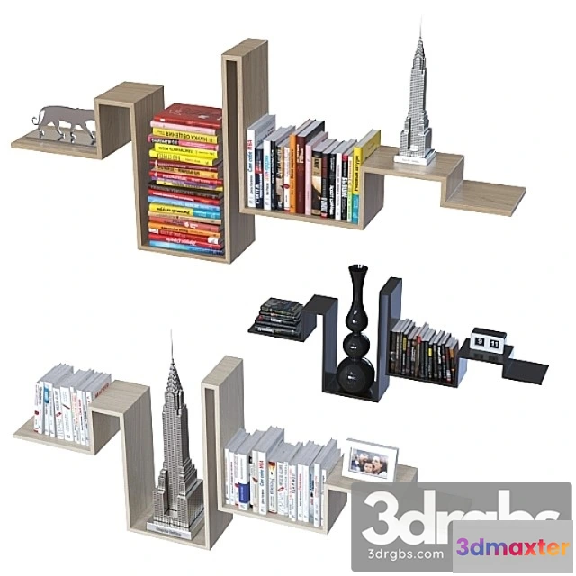 956530 - Shelves with decor 3. 2